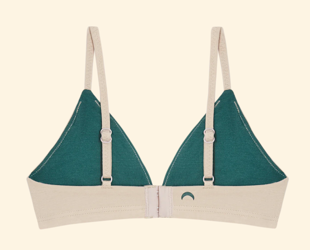 Mineral Wireless Triangle Bralette - Beige