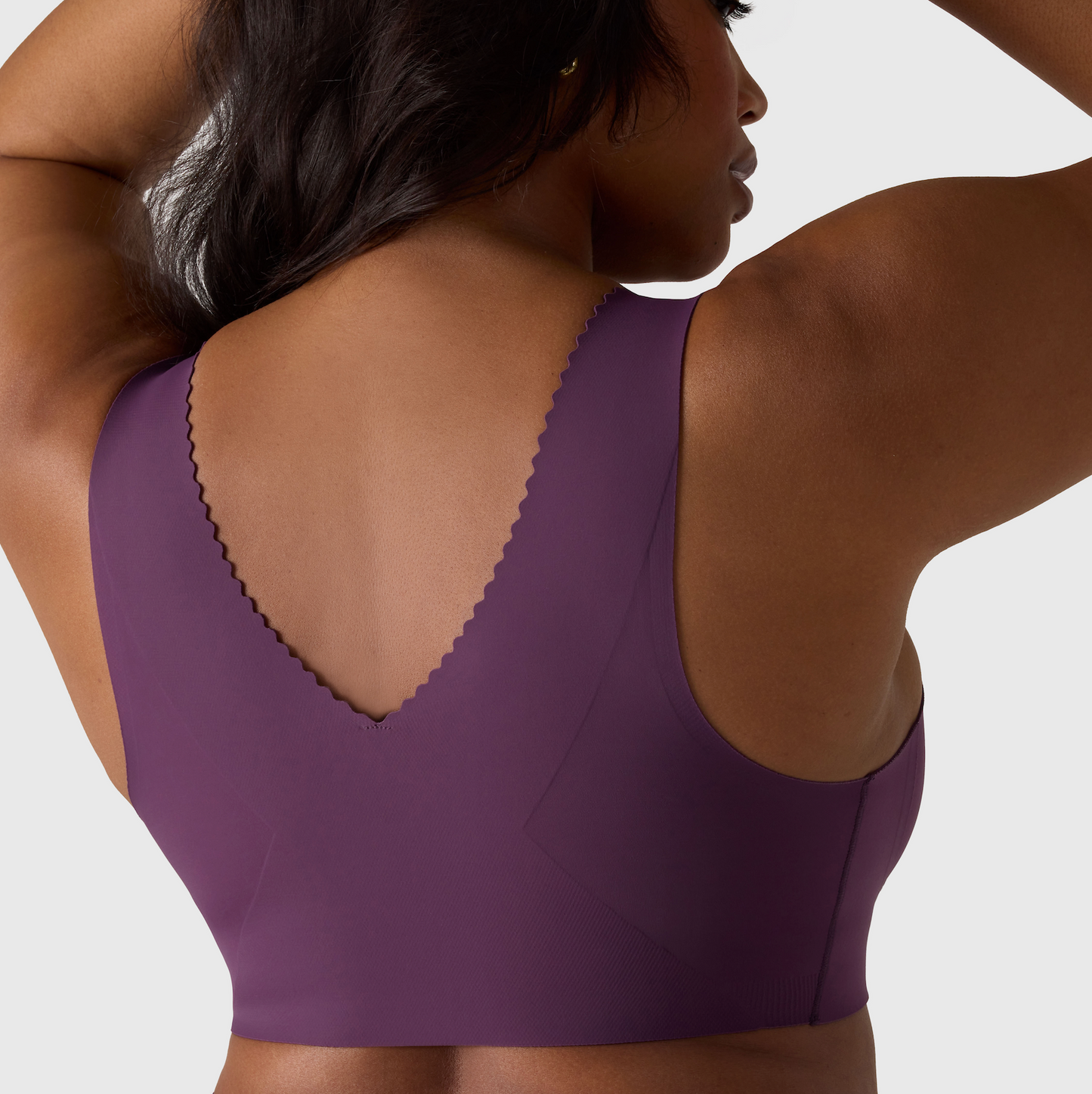 Evelyn Wireless T-shirt Bra - Plum