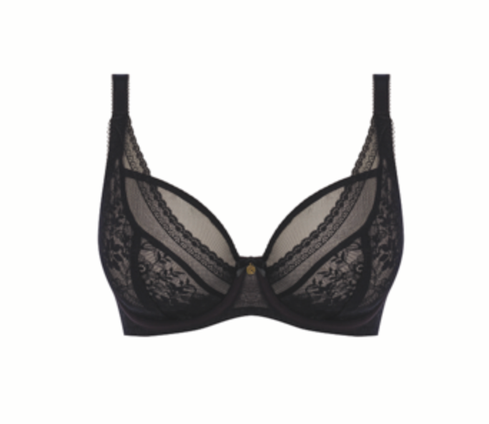 Sydnie High Apex Plunge Bra AA402821 BLK - Black