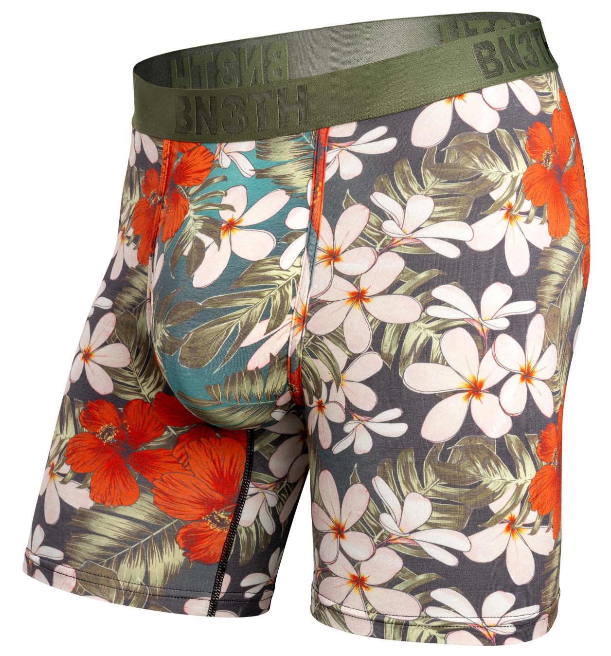 BN3TH 6.5" Classic Icon Boxer Brief A015 - Hibiscus Paradise - Indo