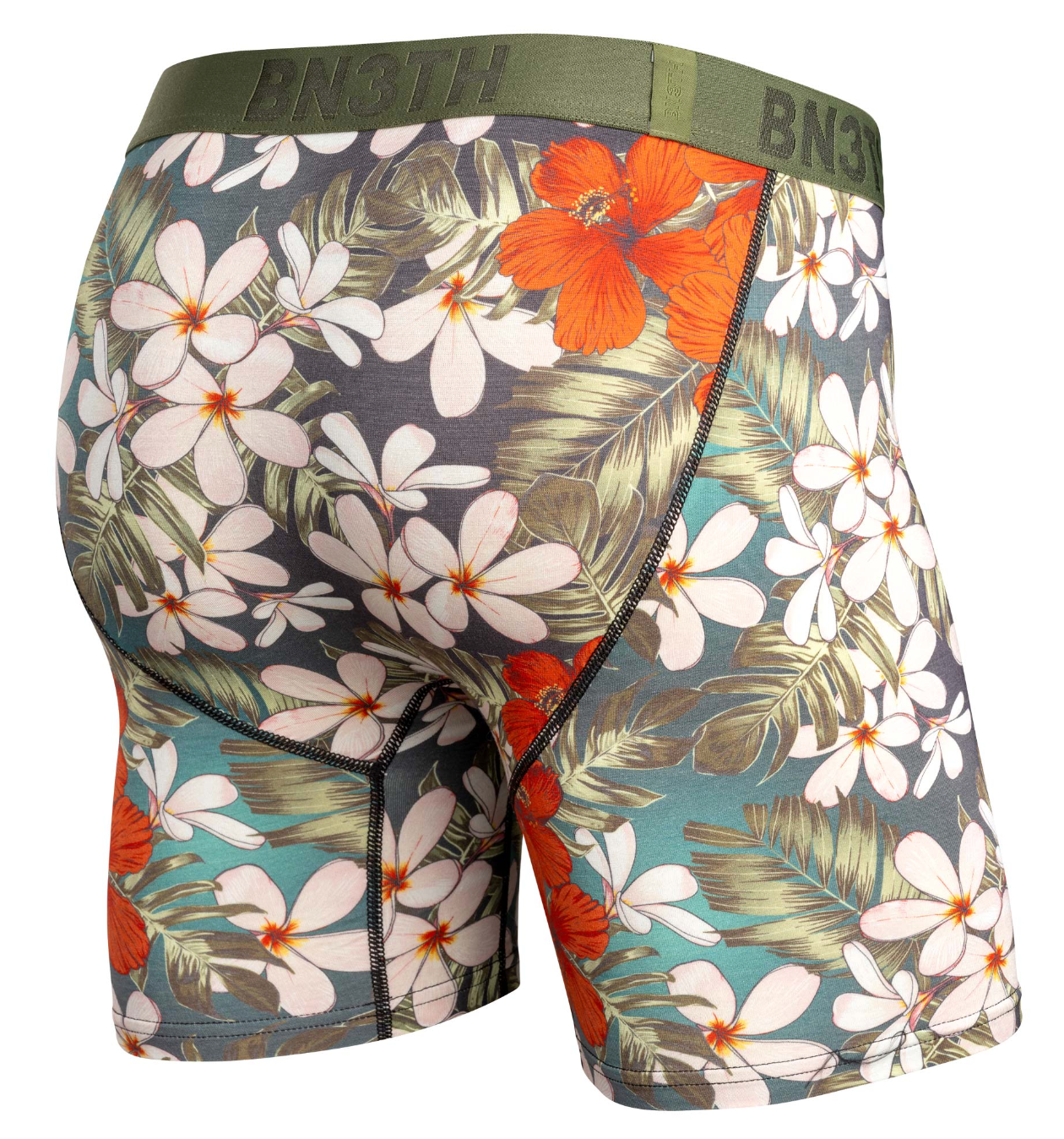 BN3TH 6.5" Classic Icon Boxer Brief A015 - Hibiscus Paradise - Indo