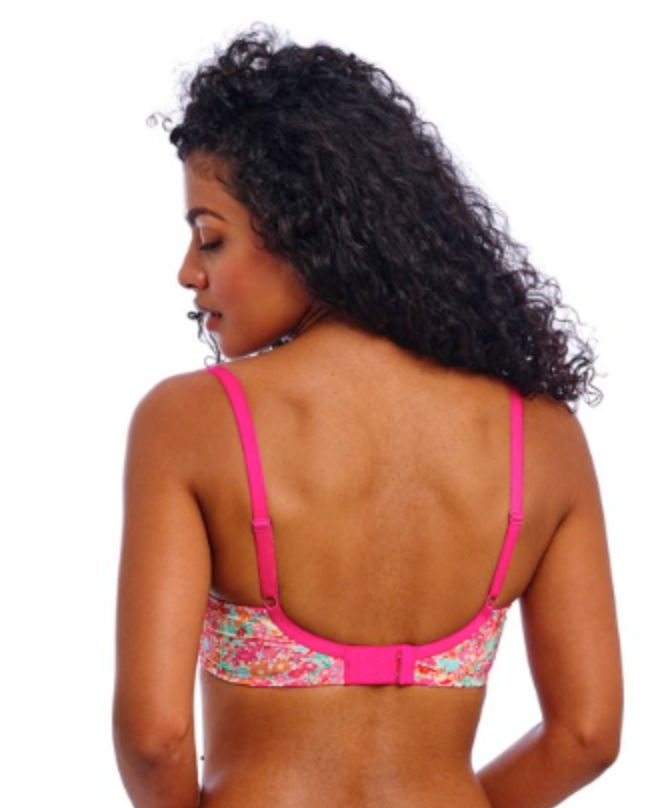 Flirt Padded Half Cup Bra AA403315 HOK - Hot Pink