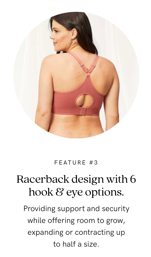 Tutti Frutti Wireless Padded Racerback T-shirt Nursing Bra 1053 - Black