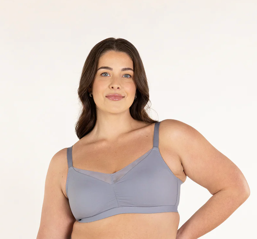 Smooth Essentials Wireless T-shirt Bra - Storm Grey