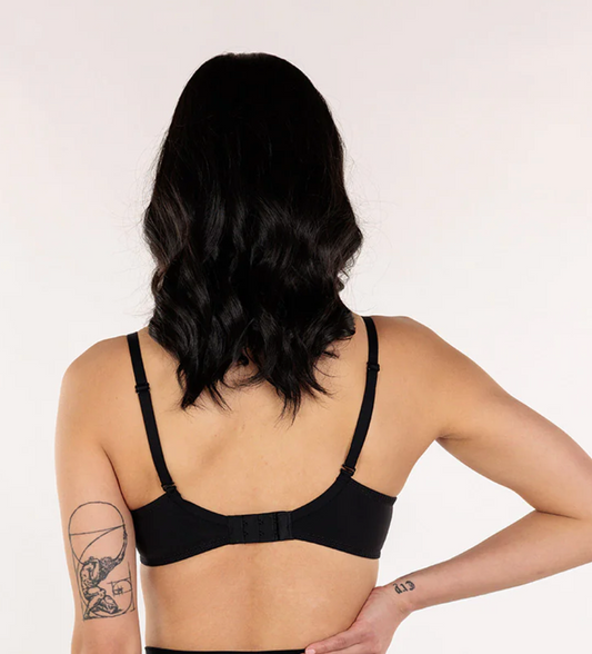 Natural Contour Flexwire T-shirt Bra - Black