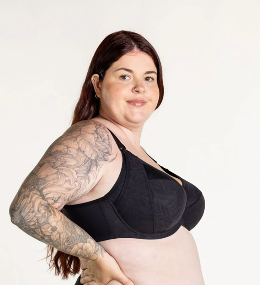 Cora FlexWire Nursing Bra - Black