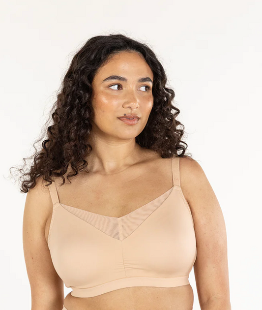 Smooth Essentials Wireless T-shirt Bra - Champagne