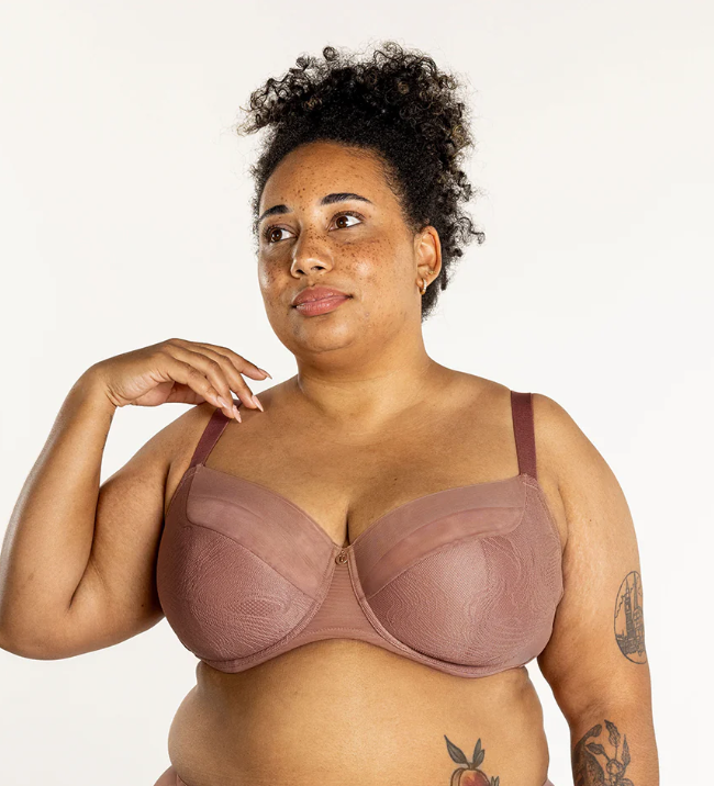 Leslie Flexwire Bra - Clay