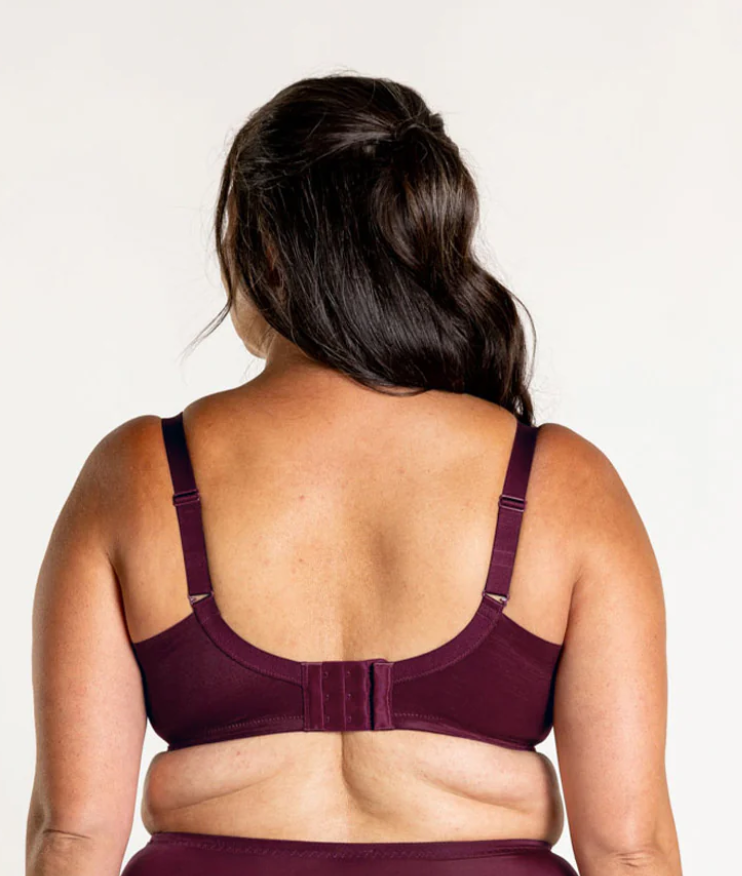 Simone 2.0 Flexwire Lace Bra - Wine