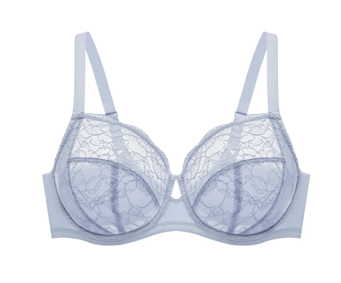 Simone 2.0 Flexwire Lace Bra - Cornflower Blue