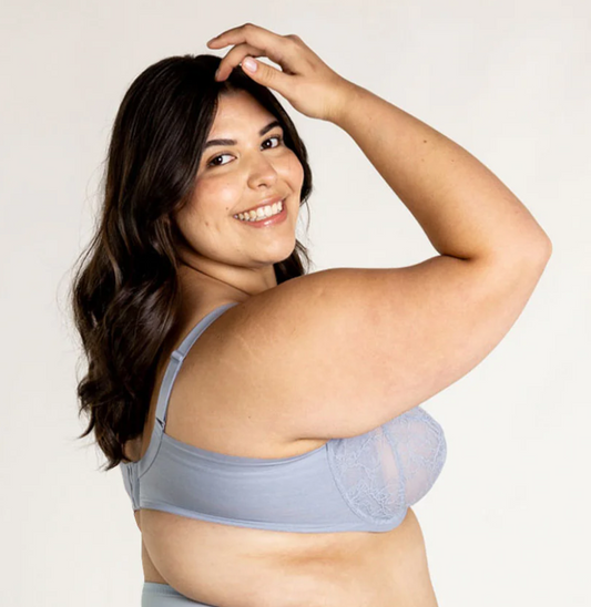 Simone 2.0 Flexwire Lace Bra - Cornflower Blue