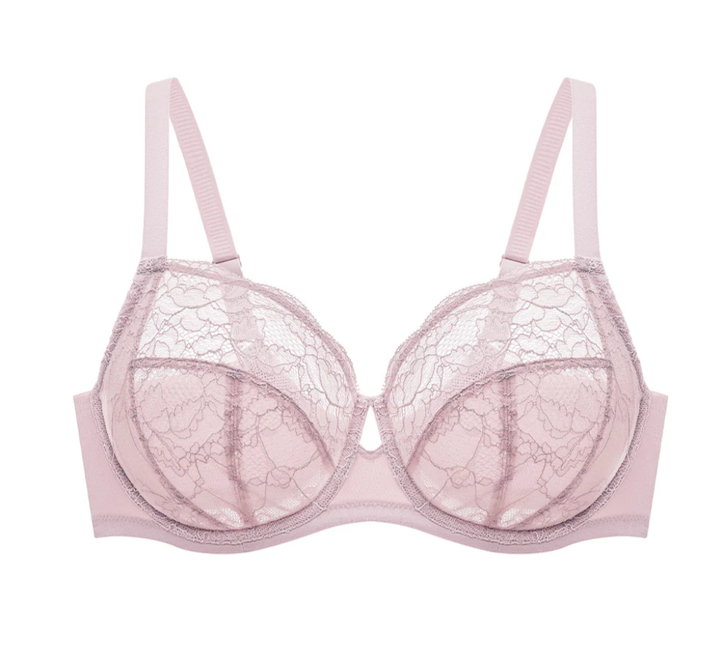 Simone 2.0 Flexwire Lace Bra - Ice Pink