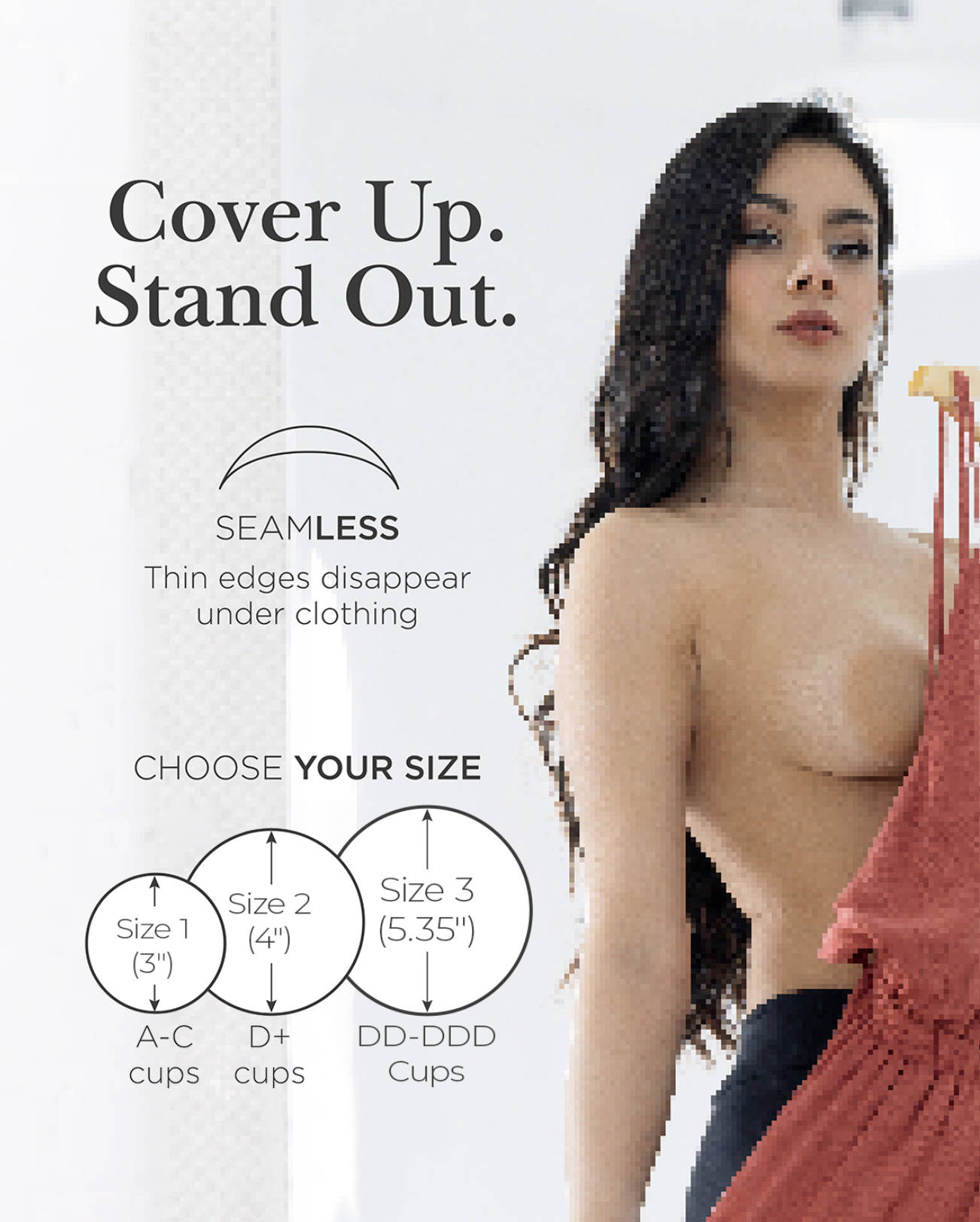 Nippies Adhesive Silicone Nipple Covers - Creme
