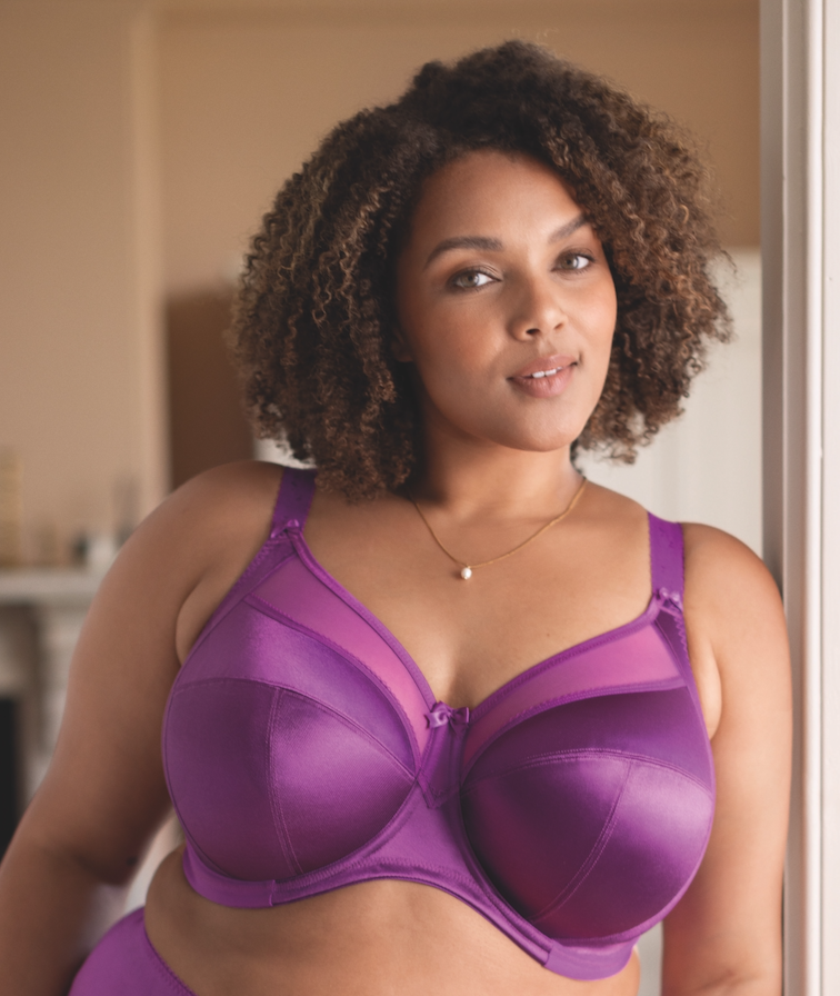 Keira Banded Underwire Bra GD6090 AMT - Amethyst