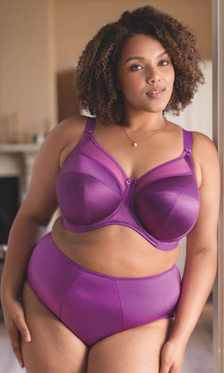 Keira Banded Underwire Bra GD6090 AMT - Amethyst