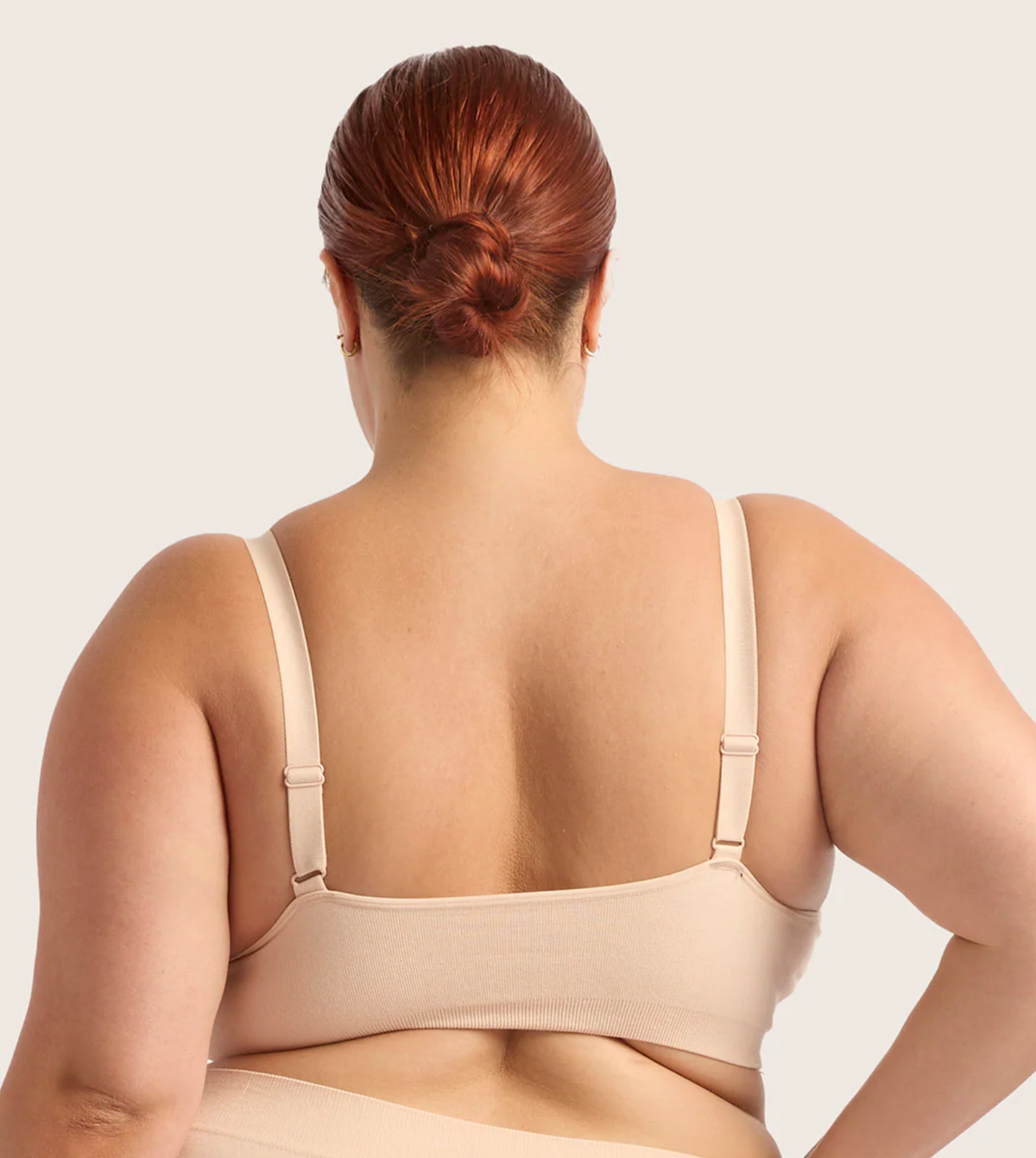 Wireless Bamboo T-shirt Maternity Nursing Bra (D-DD) WMF - Shell