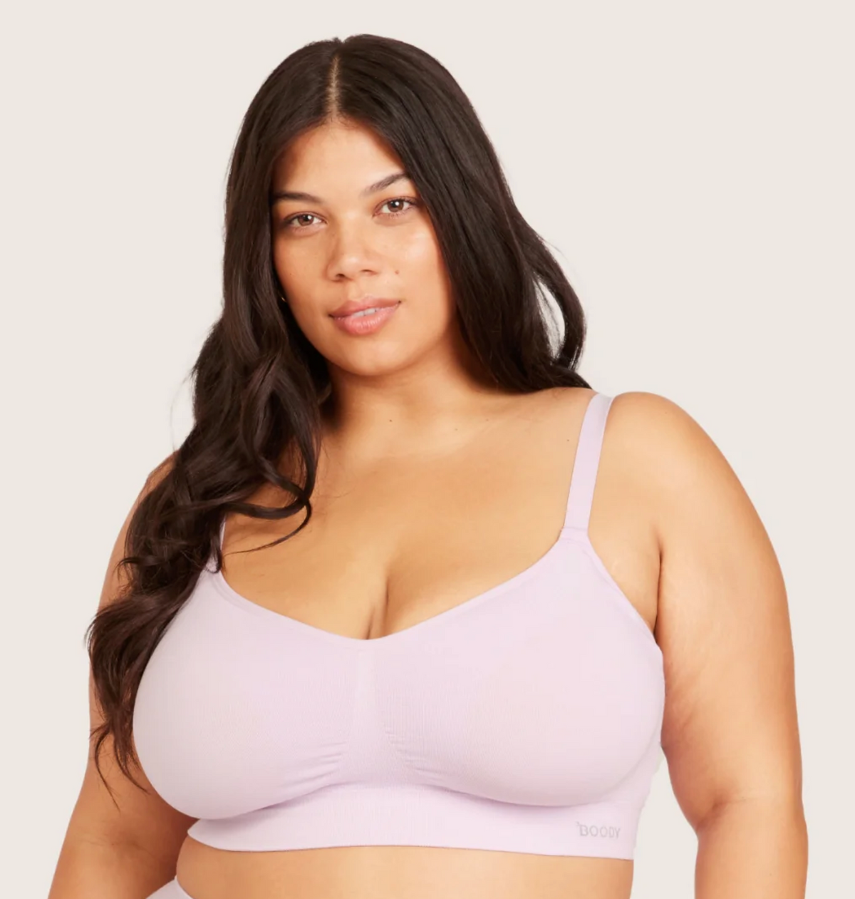 Wireless Full Bust Bamboo T-shirt Bra (D-F) FBTF B11036 - Orchid