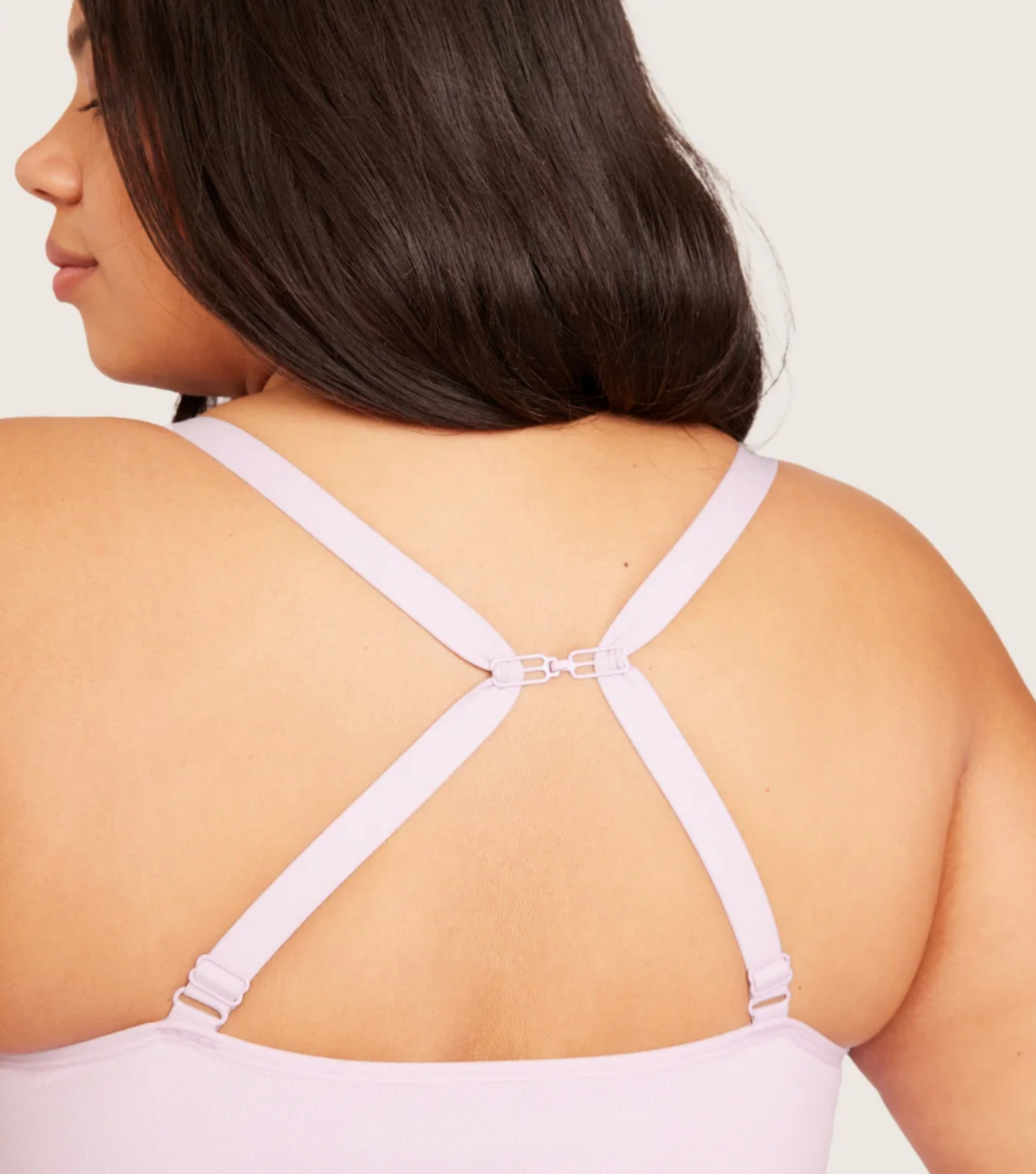 Wireless Full Bust Bamboo T-shirt Bra (D-F) FBTF B11036 - Orchid