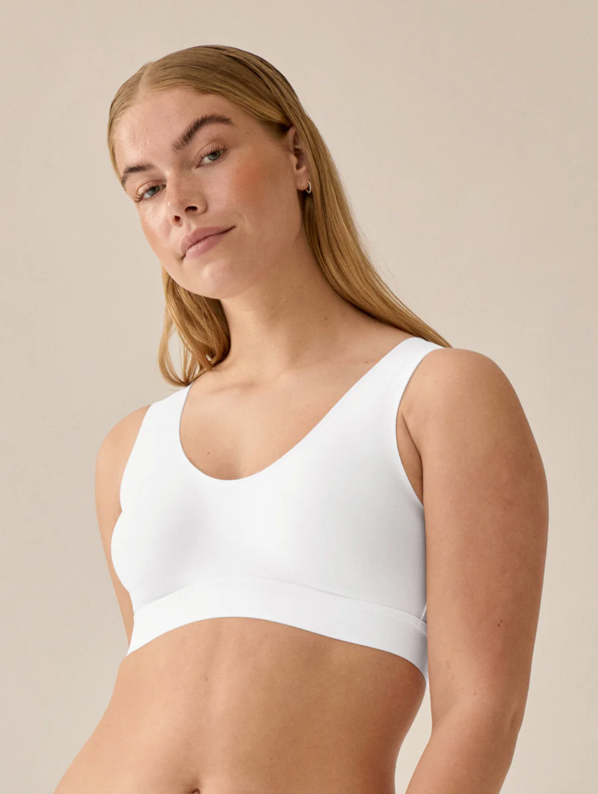 Wireless Smoothing T-shirt Bra 5832 - Black White