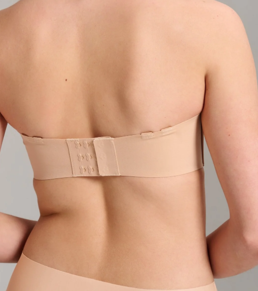 Wireless No-Show Multiway Strapless Padded T-shirt Bra SINS298 - Maple Sugar
