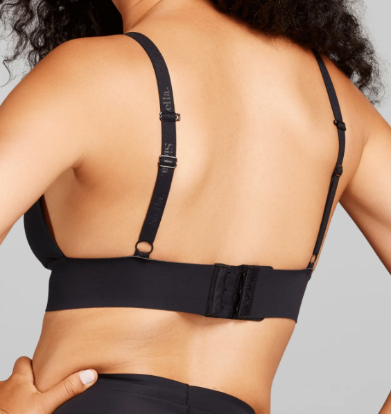 Wireless No-Show Padded Triangle Bra SIFA283 - Black