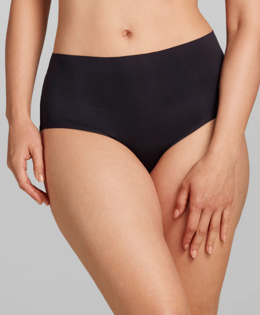 No-Show High Waist Brief SINS252 - Black