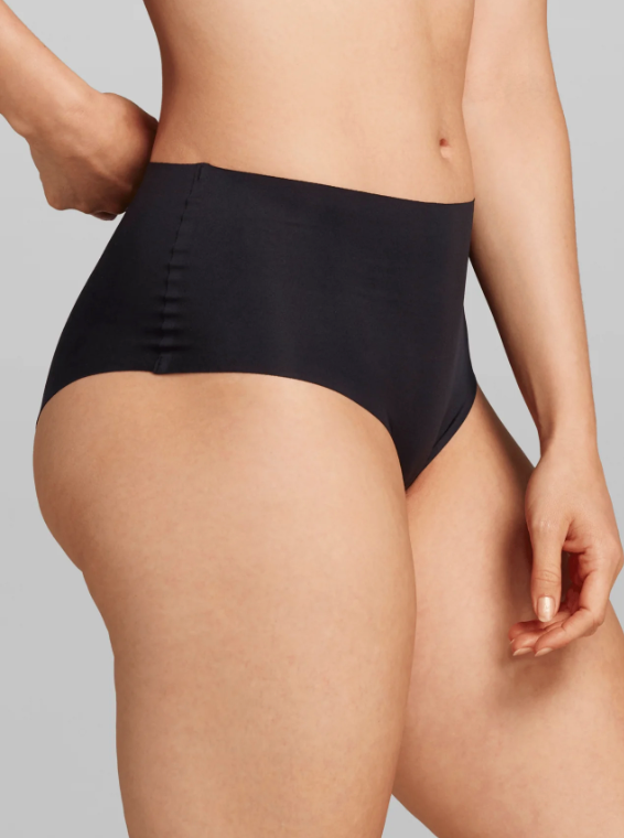 No-Show High Waist Brief SINS252 - Black