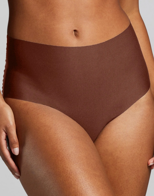No-Show High Waist Brief SINS252 - Cocoa