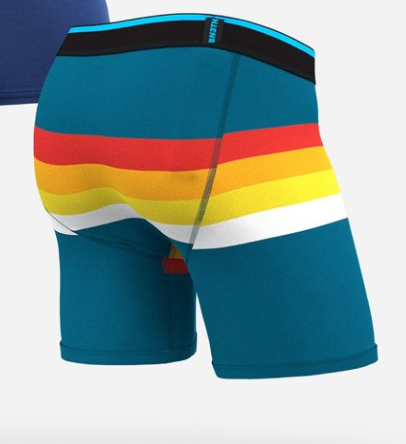 BN3TH 6.5" Classic Boxer Brief - Retrostripe Teal
