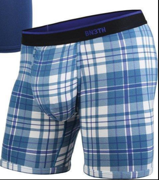 BN3TH 6.5" Classic Boxer Brief - No Plaid Days - Blue