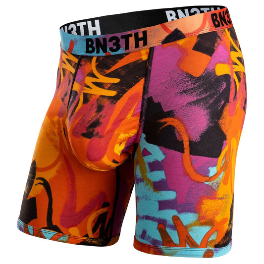 BN3TH 6.5" Classic Boxer Brief - Madsteez Crazy Orange/Black