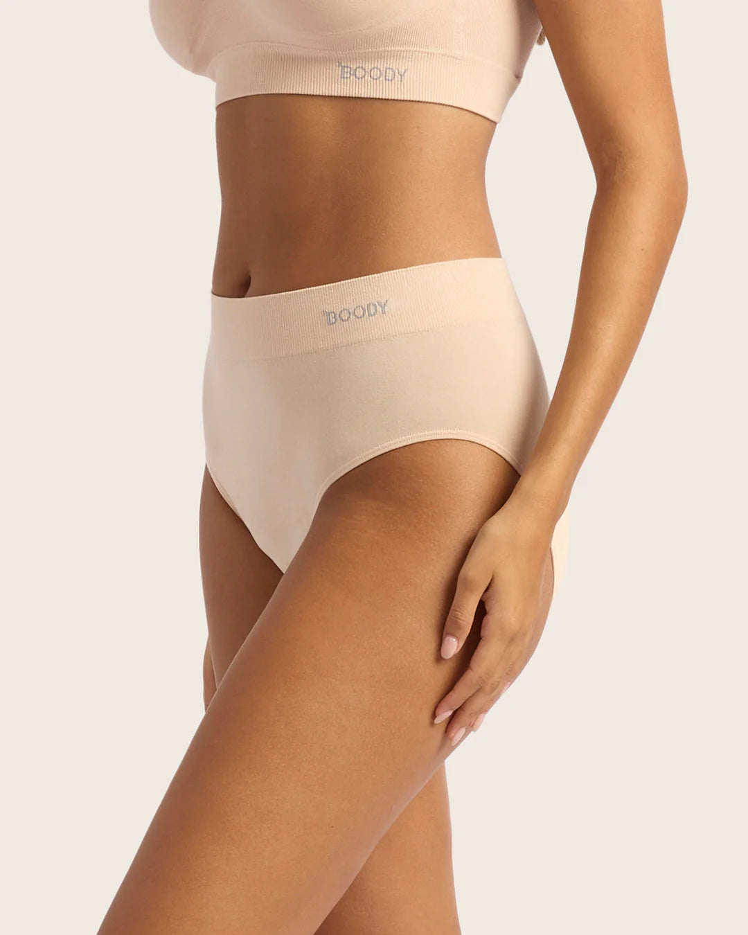 Bamboo Seamfree Full Brief BF - Nude Shell