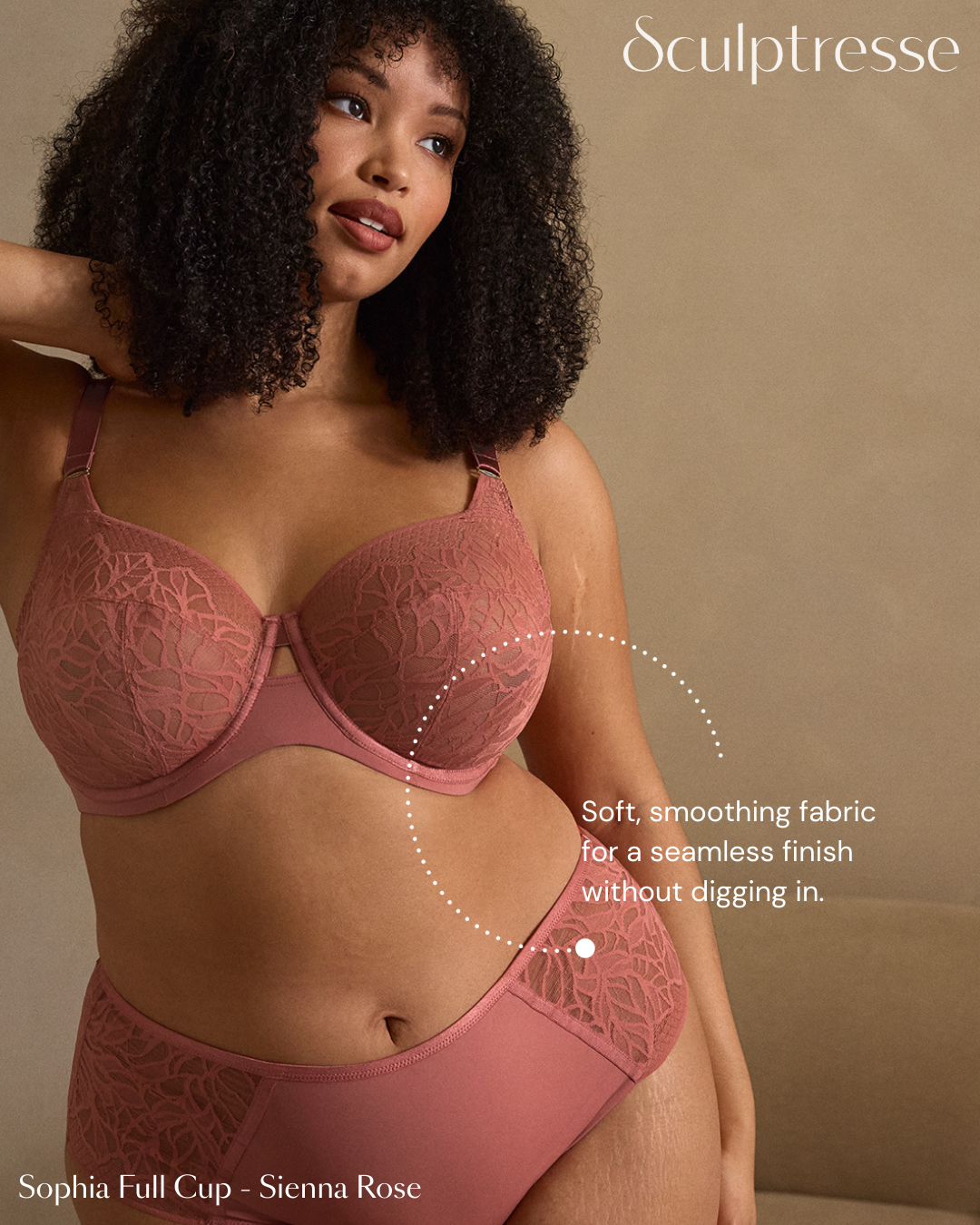Sophia Full Cup Bra 11195 - Sienna Rose