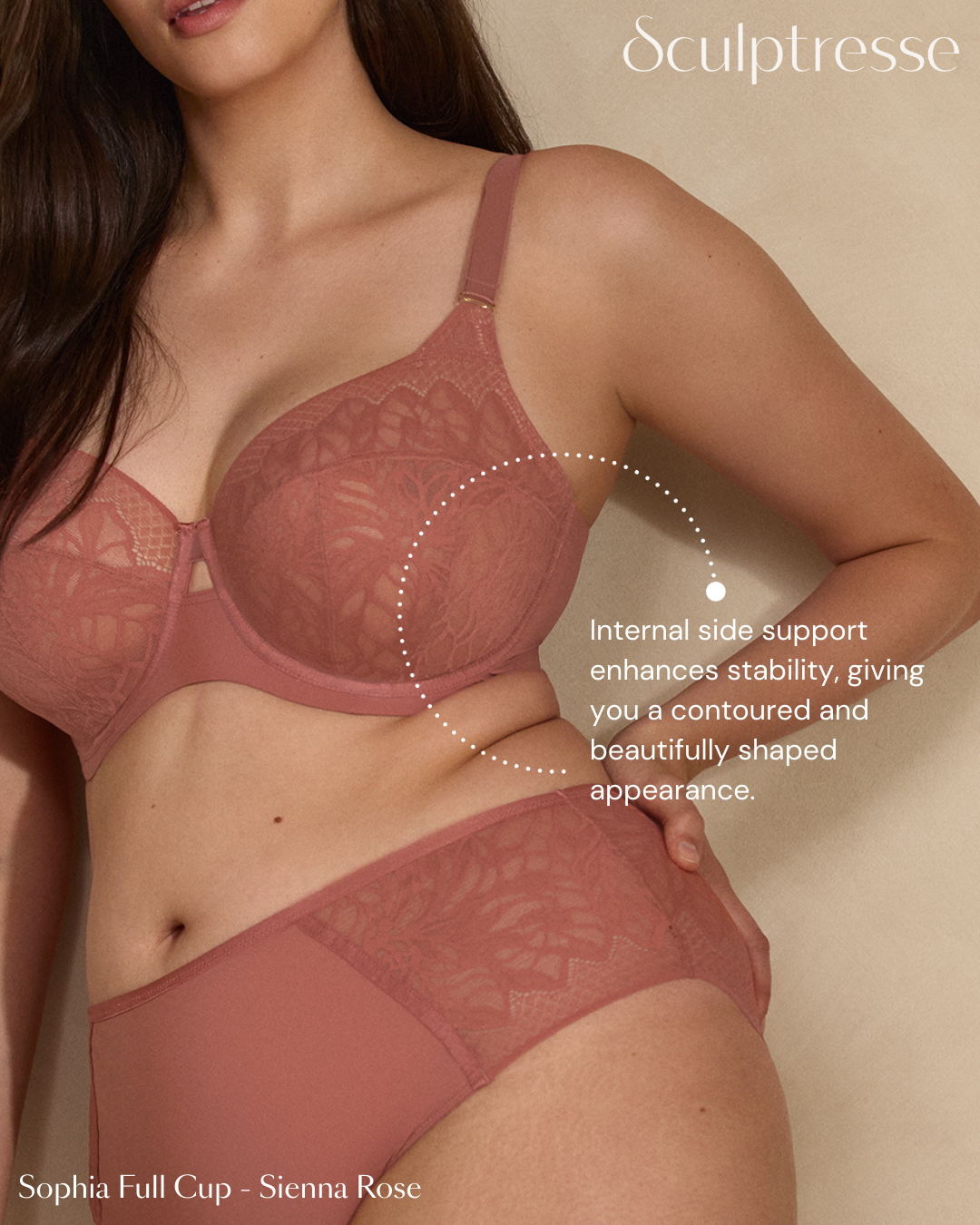 Sophia Full Cup Bra 11195 - Sienna Rose