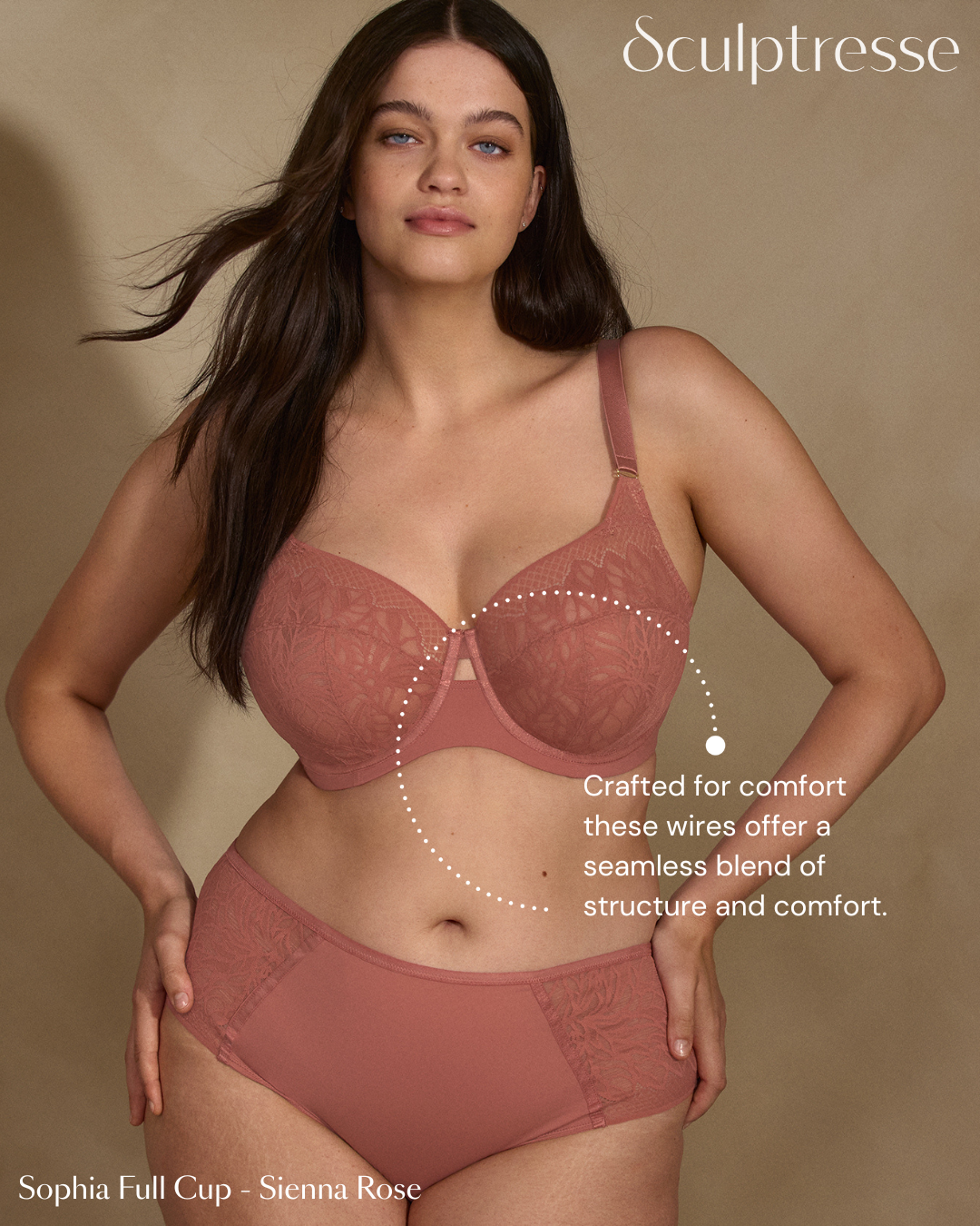 Sophia Full Cup Bra 11195 - Sienna Rose