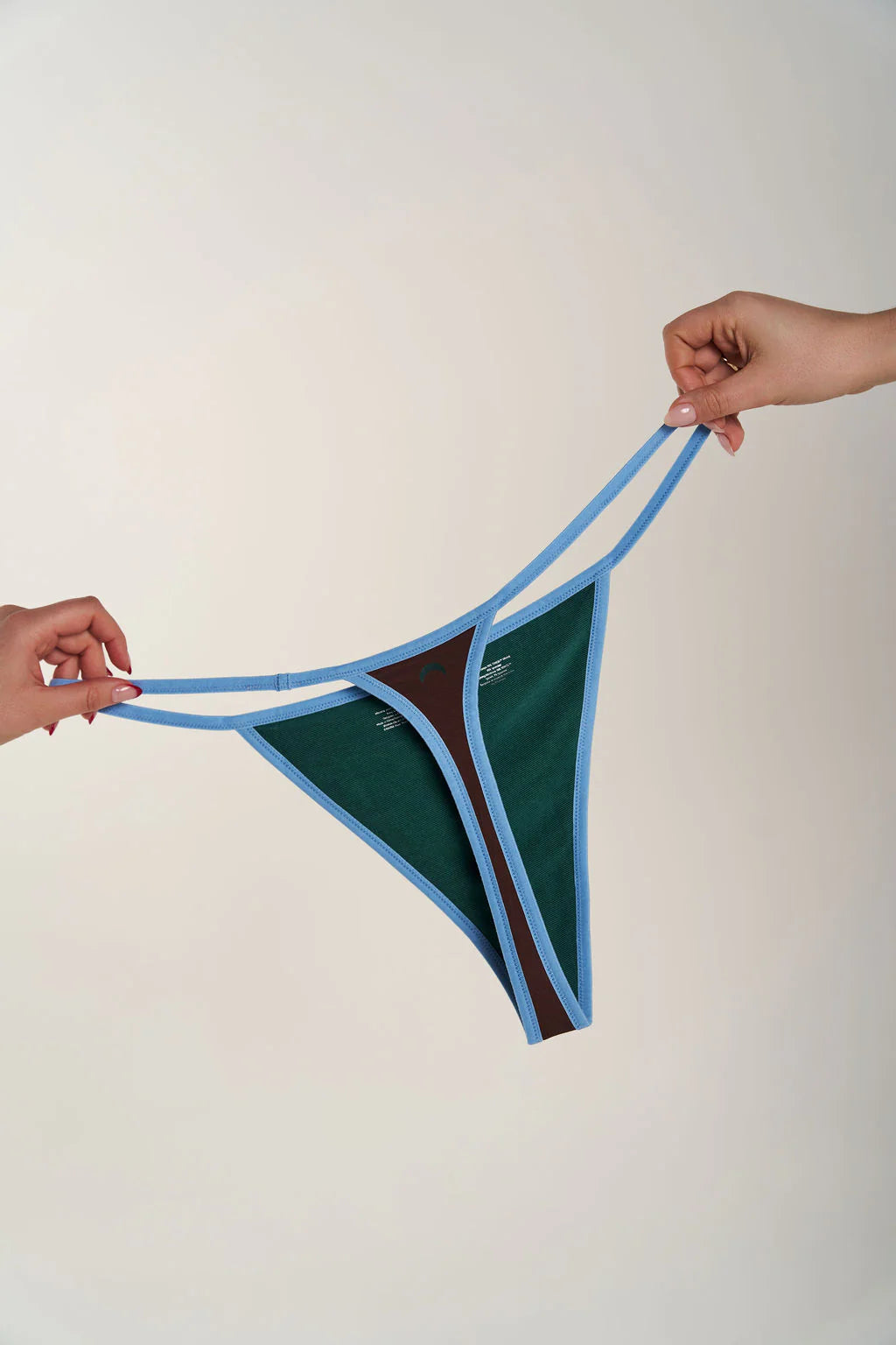 String Thong (SC) 2.0 - Brown / Sky Blue