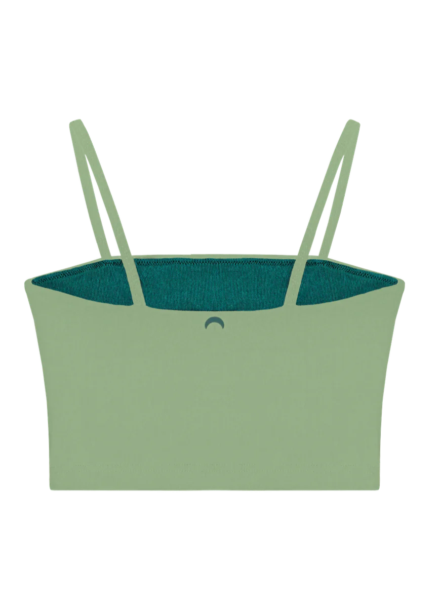 Wireless Tata (SC) Crop Cami - Sage Green