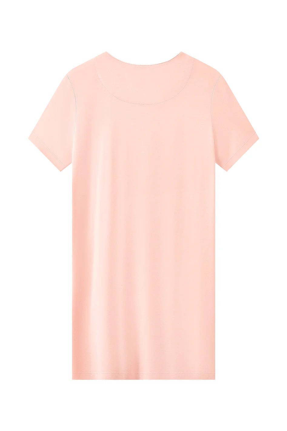 Cotton Modal Short Sleeve Sleepshirt - Peach Pink
