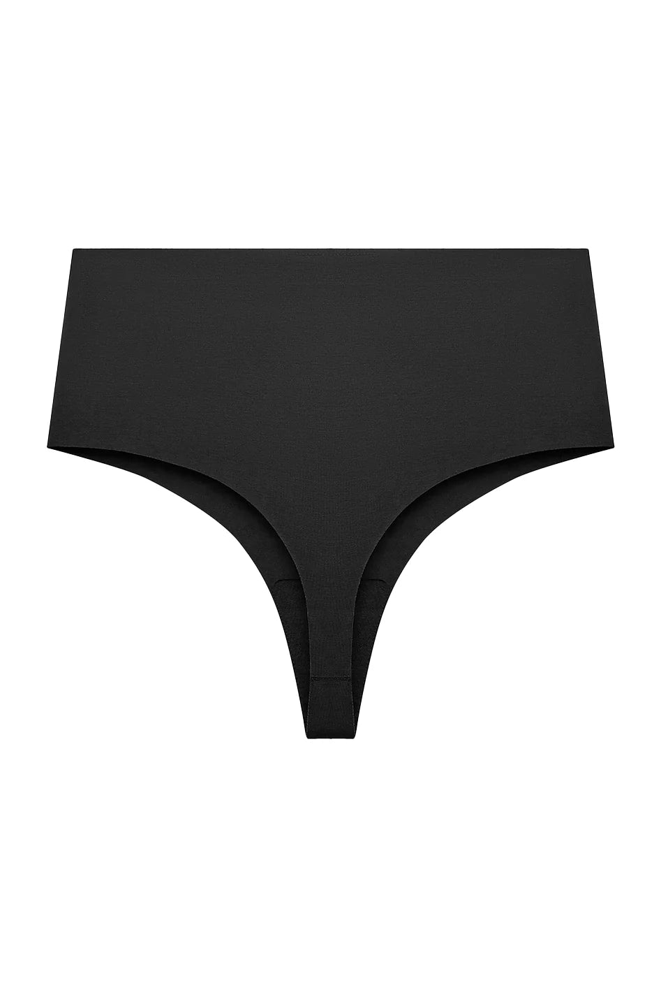 Soft Contour High-Rise Thong - Black