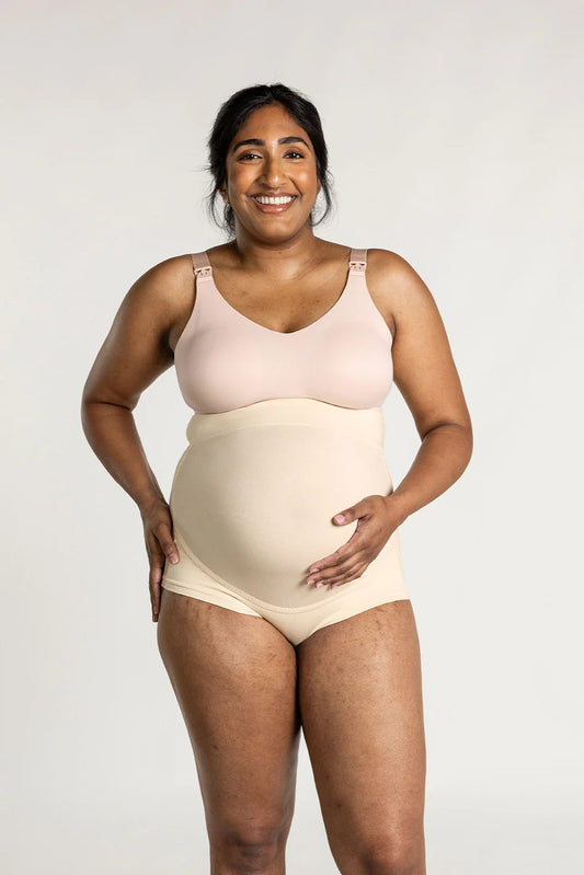 Pima Cotton Maternity Ultra High-Rise Brief - Undyed