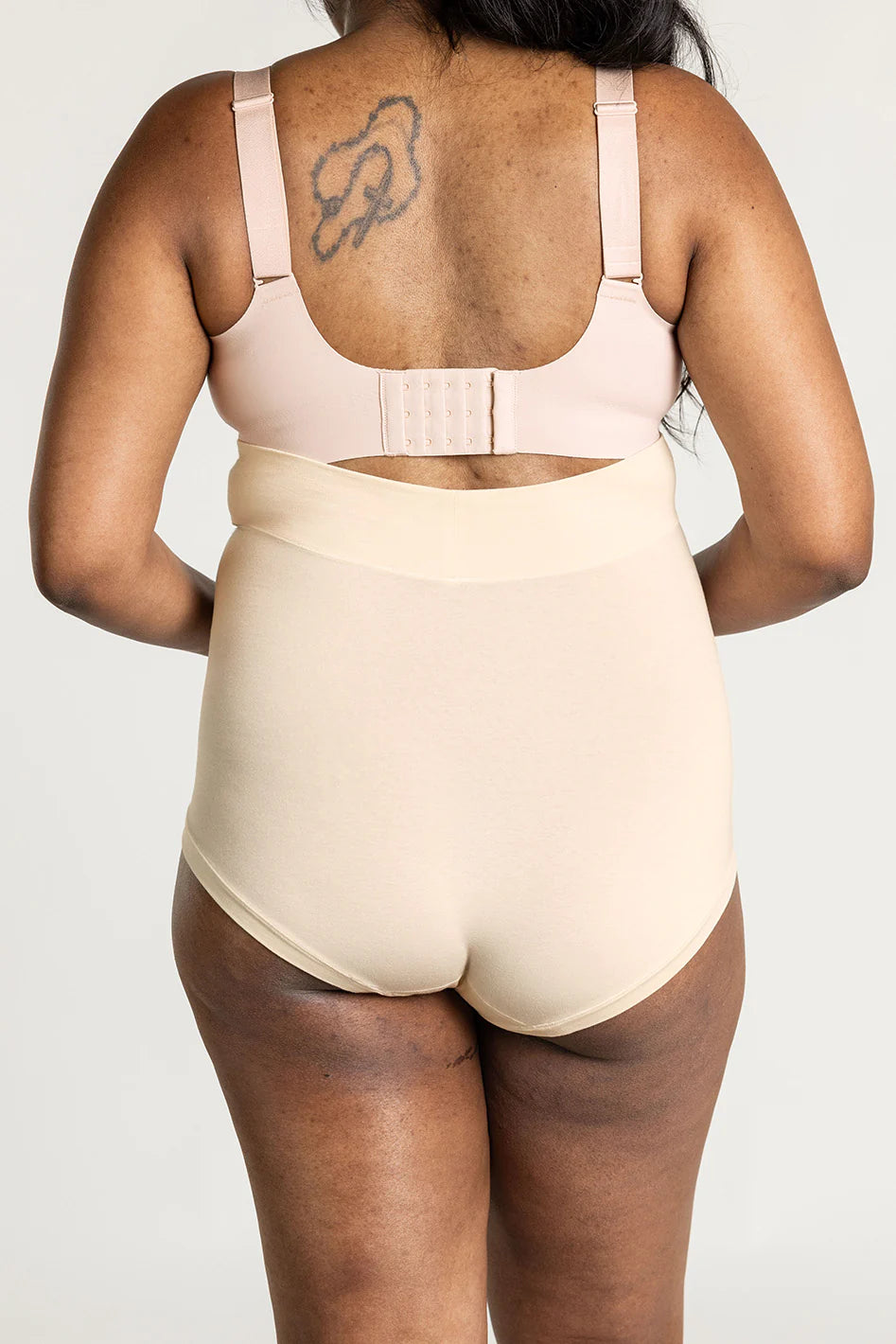 Pima Cotton Maternity Ultra High-Rise Brief - Undyed