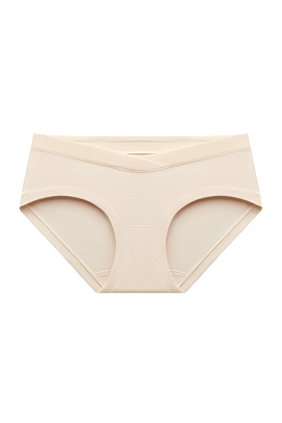 Pima Cotton Maternity Low-Rise Brief - Undyed