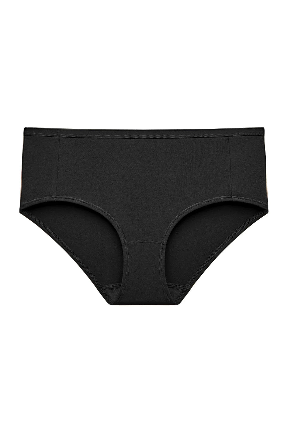 Pima Essentials Mid-Rise Bikini Panty - Black