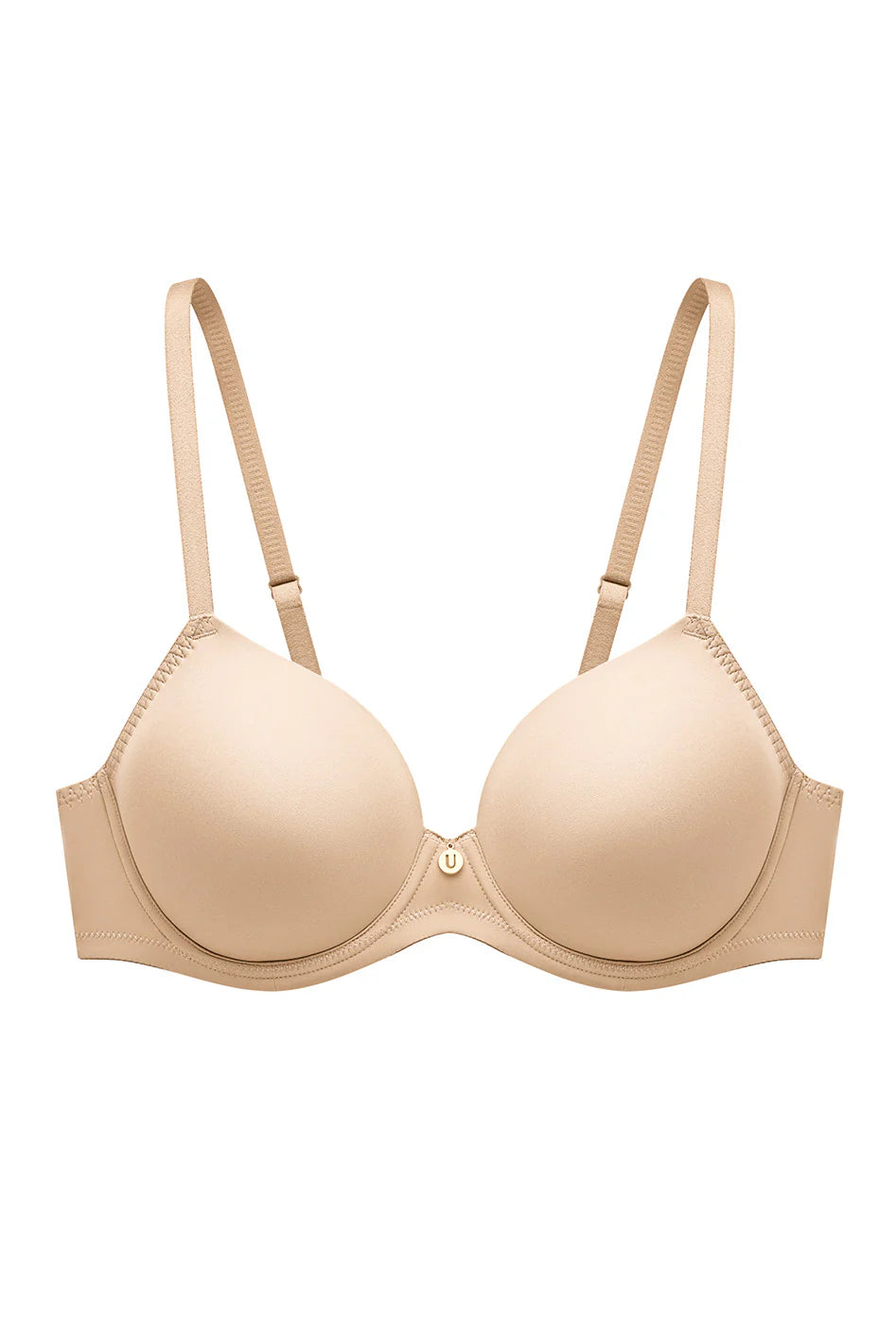 Natural Contour Flexwire T-shirt Bra - Champagne