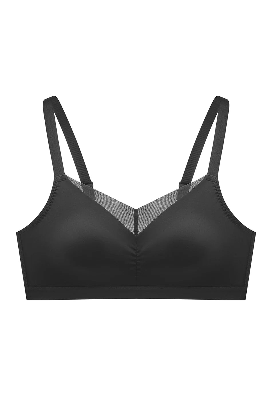 Smooth Essentials Wireless T-shirt Bra - Black
