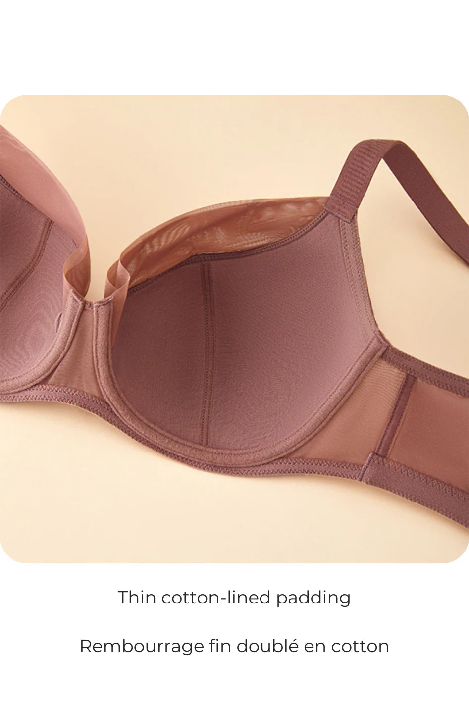 Leslie Flexwire Bra - Clay