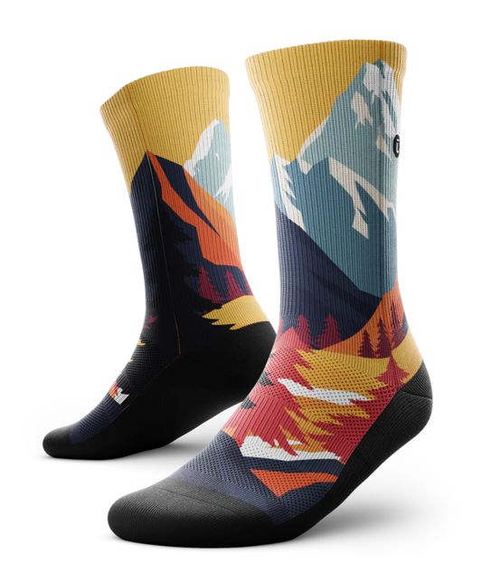 Wandering Unisex Performance Crew Socks