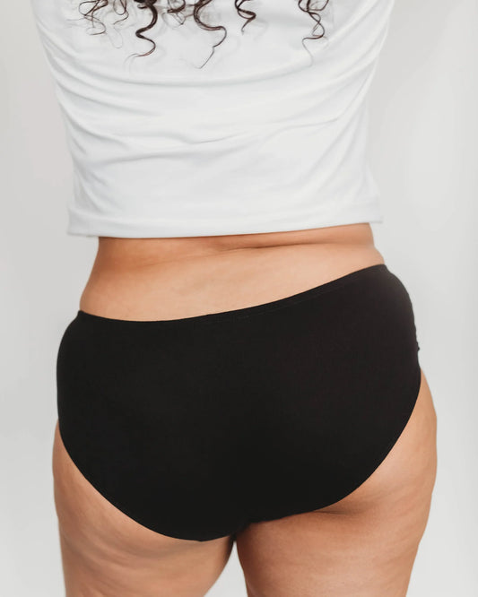 Women's Classic Brief - 100% Organic Cotton - Black