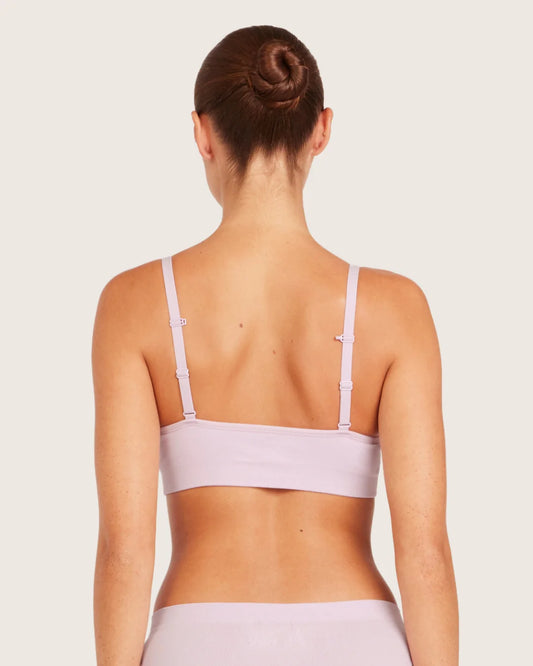Wireless Bamboo T-shirt Bra (B-D) PWTF - Orchid