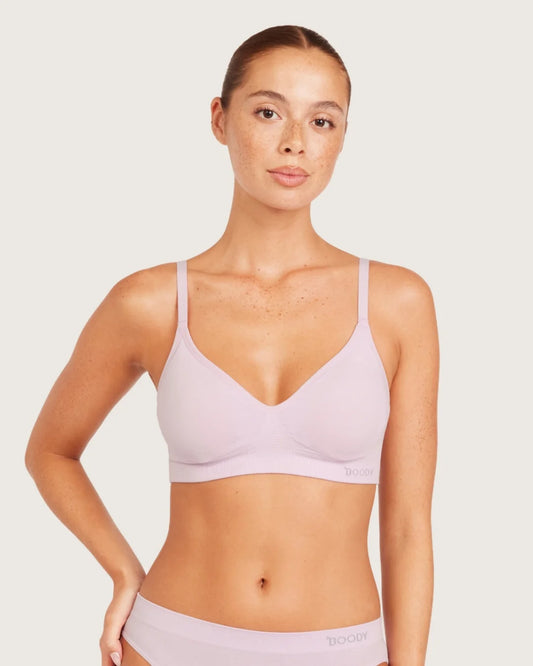 Wireless Bamboo T-shirt Bra (B-D) PWTF - Orchid